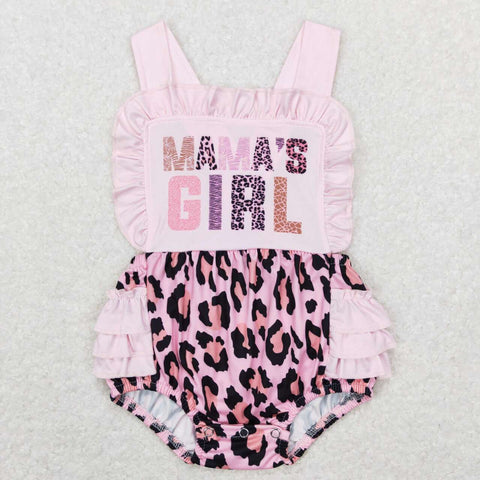SR0596 toddler girl clothes mama's girl baby girl summer bubble mother's day clothes
