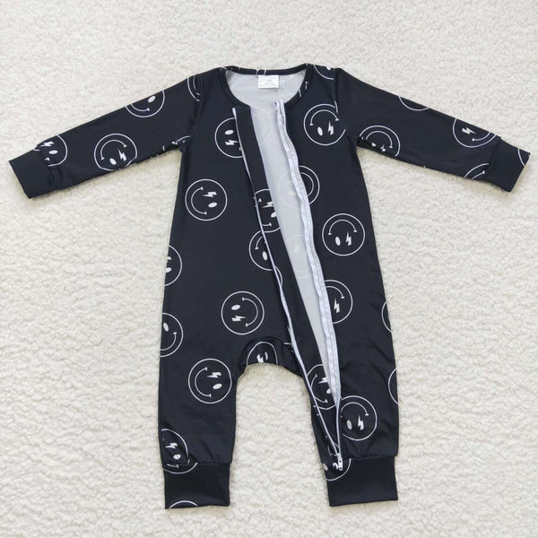 LR0654 baby clothes zipper baby winter romper
