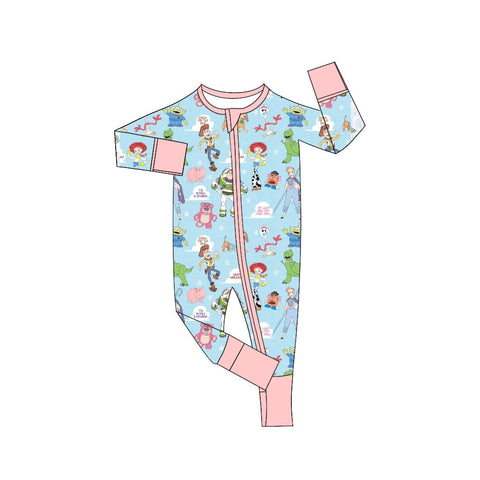 LR0987 pre-order baby girl clothes cartoon toddler girl winter romper-2024.5.27