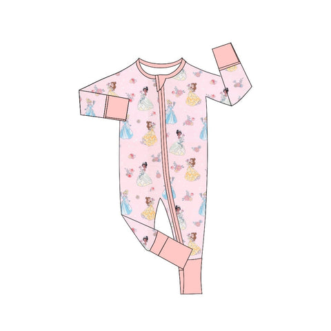 LR0989 pre-order baby girl clothes princess toddler girl winter romper-2024.5.27