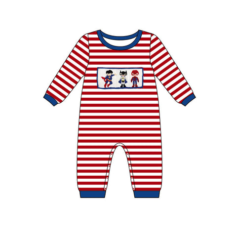 LR0996 pre-order baby boy clothes superheroes  toddler boy winter romper-2024.5.27