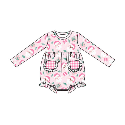 LR1019 pre-order  toddler girl clothes santa girl christmas bubble-2024.6.4