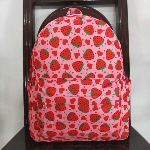 BA0152 toddler backpack stawberry girl gift back to school preschool bag travel backpack