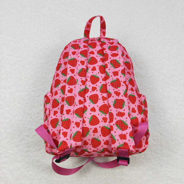 BA0152 toddler backpack stawberry girl gift back to school preschool bag travel backpack