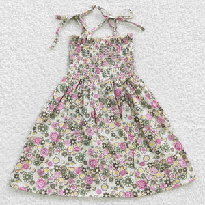 GSD0371 baby girl clothes 100% cotton girl summer dress