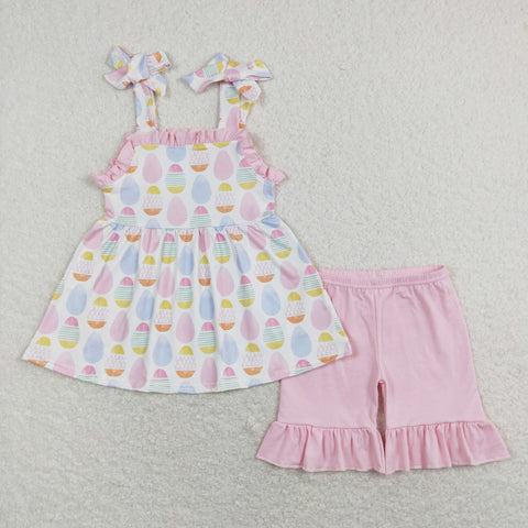 GSSO0559 baby girl clothes egg toddler easter outfit girl easter clothing set