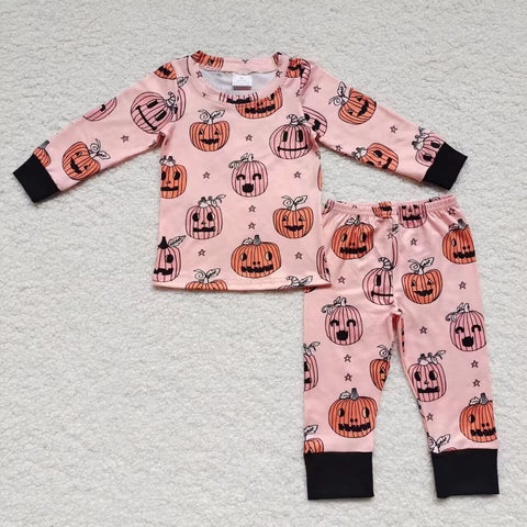 BLP0215 toddler clothes boy halloween pajamas set