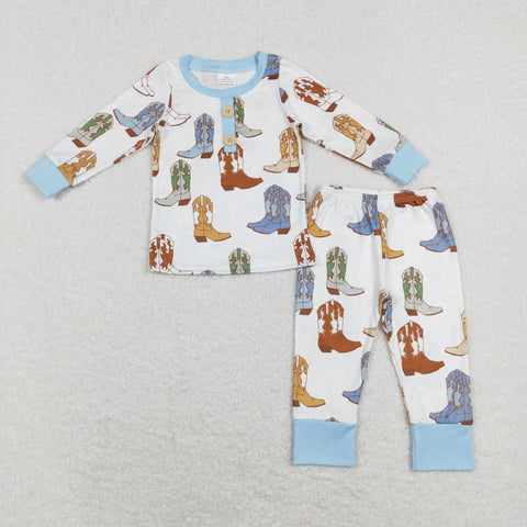 BLP0442 baby boy clothes cowboy western outfits boy winter outfit