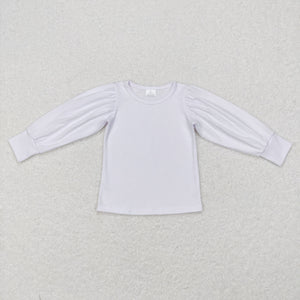 GT0370 baby girl clothes white girl winter top