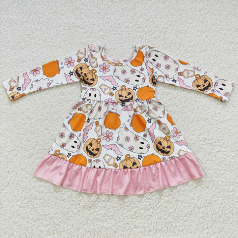 GLD0244 toddler girl clothes girl halloween dress