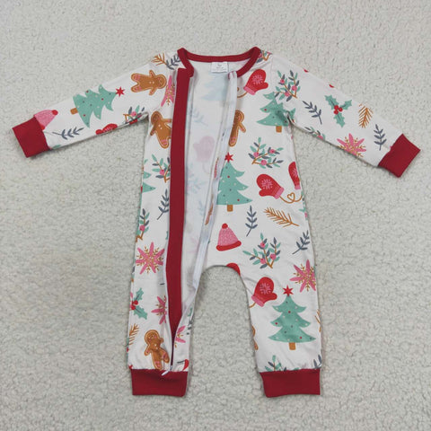 LR0522 Baby girl clothes zipper winter romper