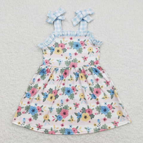 GSD0803 baby girl clothes flower girl summer dress toddler summer clothing