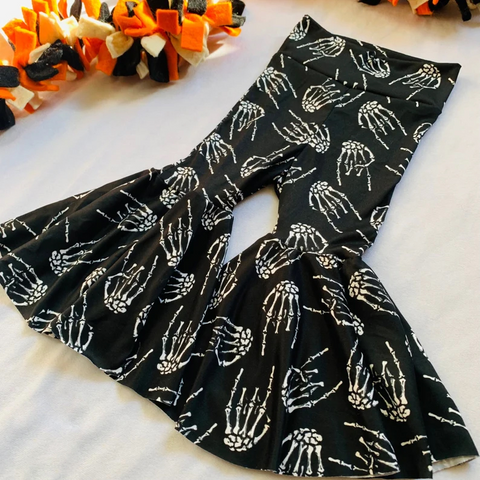 P0259 baby girl clothes bell bottom pant kid halloween pant