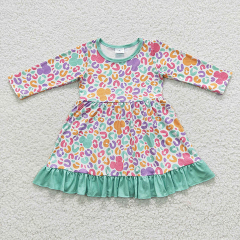 GLD0283 baby girl clothes girl winter dress