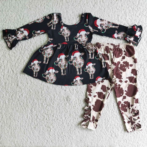 6 C9-21 cow christmas clothes black winter outfits - promotion 2023.10.21