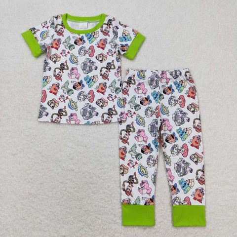 BSPO0321 RTS baby boy clothes cartoon boy fall spring outfit 3-6M to 7-8T