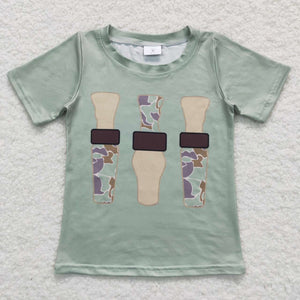 BT0374 baby boy clothes farm boy summer tshirt