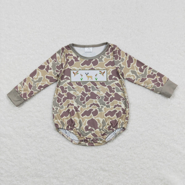 LR0714 baby clothes mallard embroidery boy winter bubble