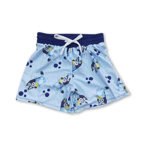 S0137 toddler boy clothes cartoom boy swim shorts