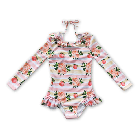 S0139 baby girl clothes girl swimwear toddler girl summer swimsuit 1