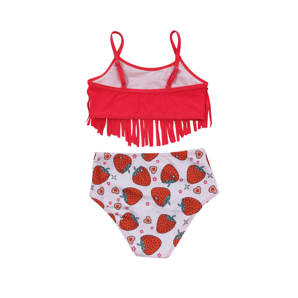 S0142 baby girl clothes girl swimwear strawberry toddler girl summer swimsuit 1