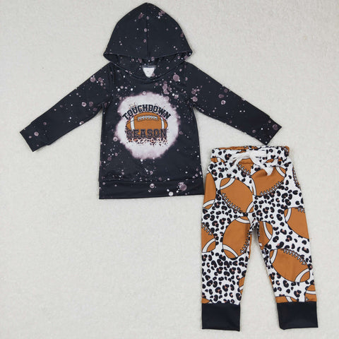 BLP0286 toddler boy clothes football boy winter hoodies set