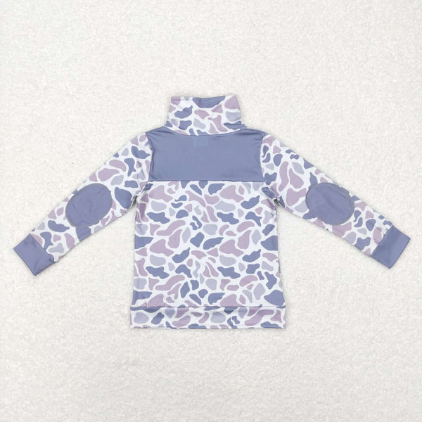 BT0467 baby boy clothes camouflage boy winter shirt top