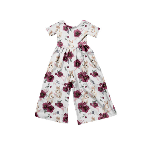 SR0469 pre-order baby girl clothes floral girl jumpsuit