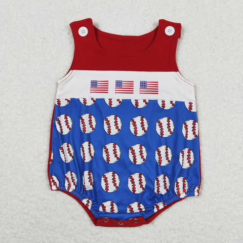 SR1194 RTS baby boy clothes baseball 4th of July patriotic toddler boy summer bubble (print svg)