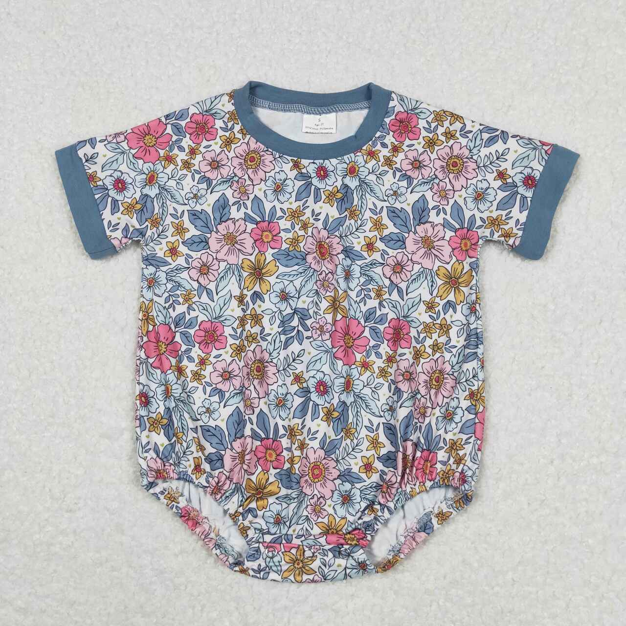 SR1500 RTS baby girl clothes flower toddler girl summer bubble