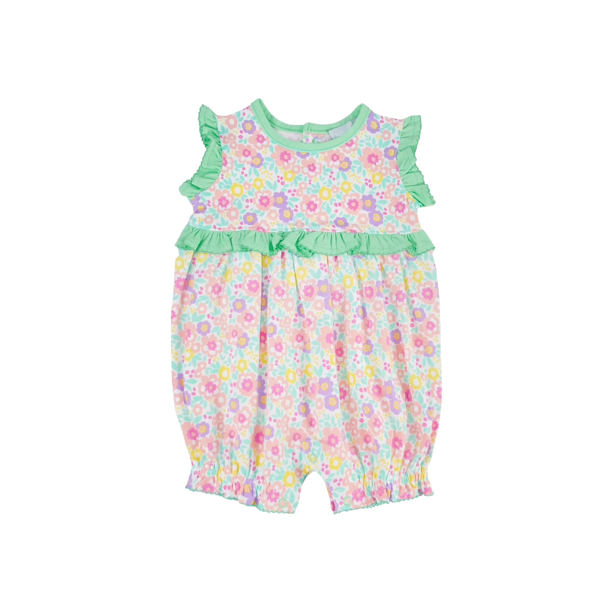 SR1629 pre-order baby girl clothes floral toddler girl summer romper