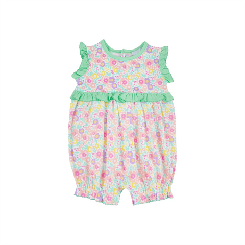 SR1629 pre-order baby girl clothes floral toddler girl summer romper