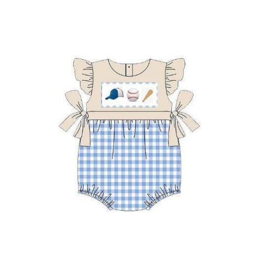 SR1652 pre-order baby girl clothes baseball toddler girl  summer bubble