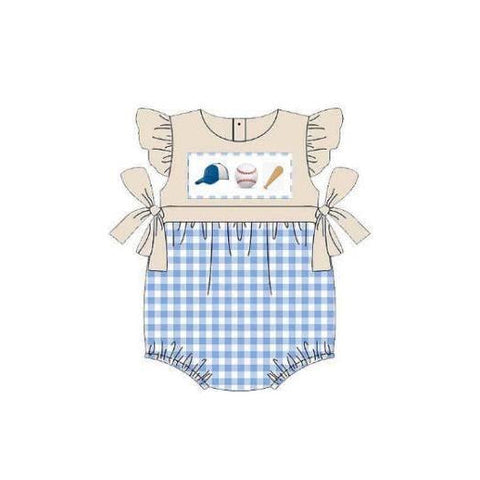 SR1652 pre-order baby girl clothes baseball toddler girl  summer bubble