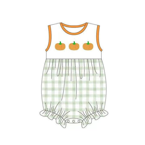 SR1729 pre-order baby girl clothes pumpkin toddler girl halloween bubble