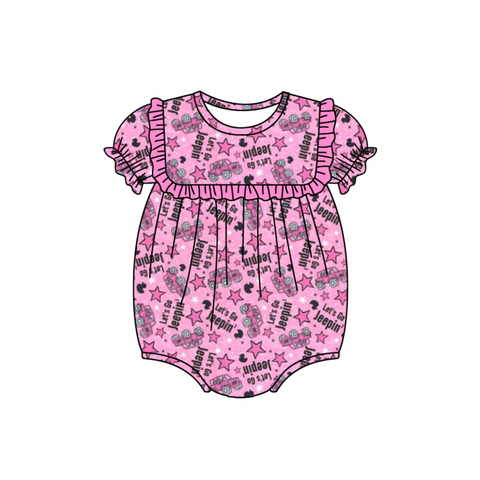SR1763 pre-order baby girl clothes jeep toddler girl summer bubble