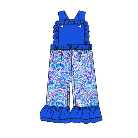 SR1810 pre-order baby girl clothes floral girl summer  jumpsuit-2024.5.14