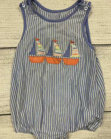 SR1823 pre-order baby boy clothes sailboat toddler boy summer bubble-2024.5.15