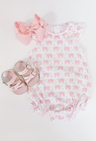 SR1825 pre-order baby girl clothes elephant toddler girl summer bubble-2024.5.15