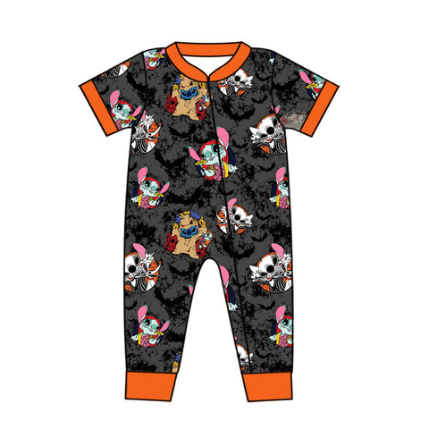 SR1832 pre-order baby boy clothes cartoon toddler boy halloween romper-2024.5.15