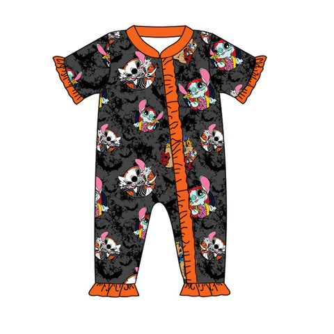 SR1833 pre-order baby girl clothes cartoon toddler girl halloween romper-2024.5.15