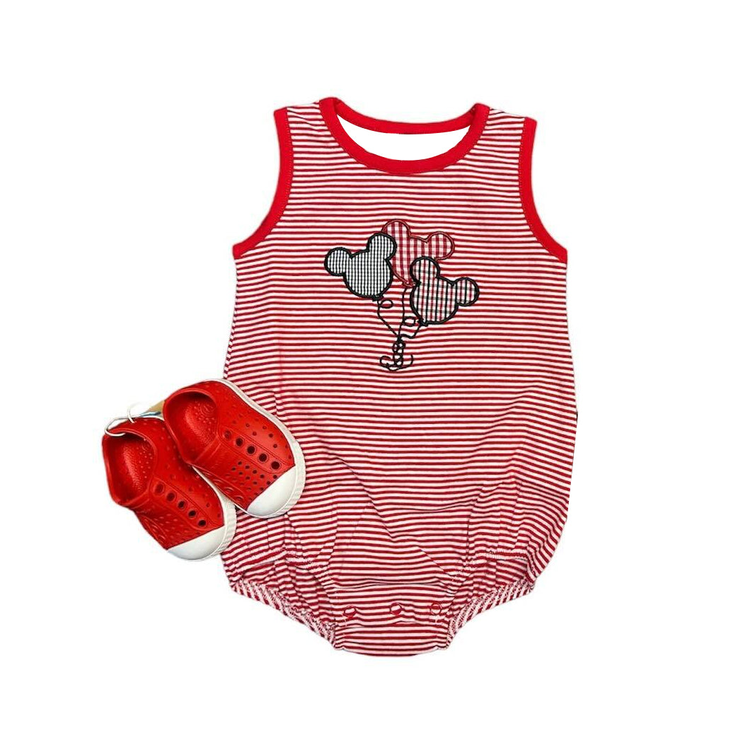 SR1845 pre-order baby boy clothes cartoon mouse toddler boy summer romper-2024.4.27