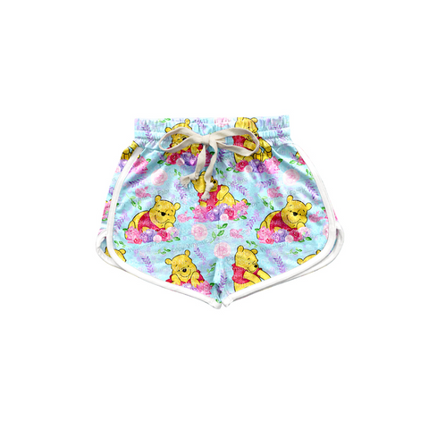 SS0304 pre-order toddler clothes  cartoon bear girl summer shorts