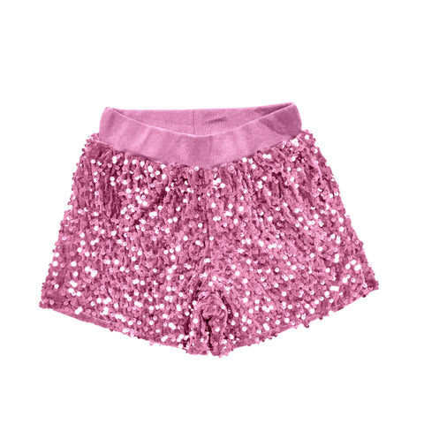SS0350 pre-order toddler clothes pink sequins baby girl summer shorts-2024.5.28
