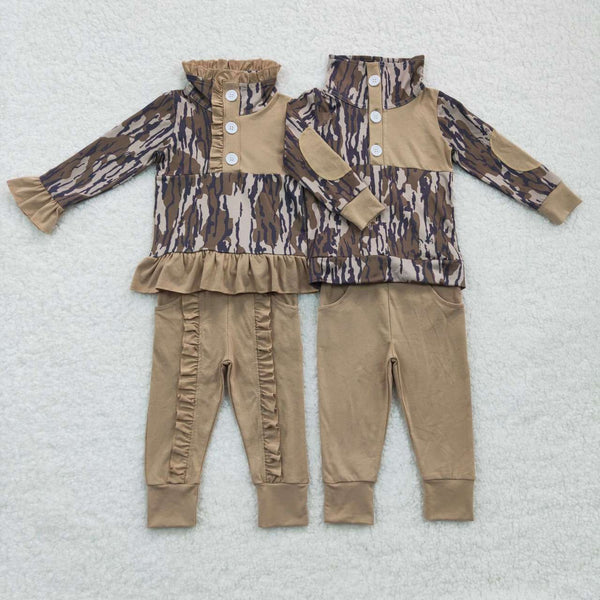 toddler clothes camo matching winter outfit