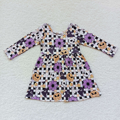 GLD0233 baby girl clothes long sleeve winter dresses