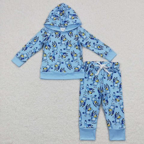 BLP0399 toddler boy clothes cartoon blue boy winter outfit