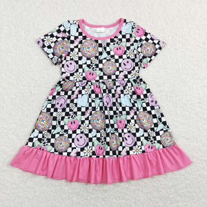 GSD0757 baby girl clothes disco cowboy girl summer dress