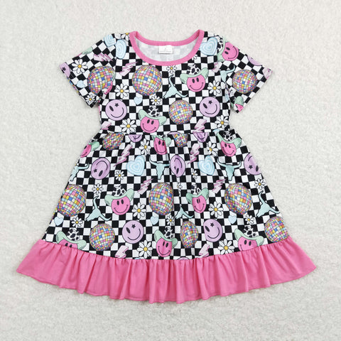 GSD0757 baby girl clothes disco cowboy girl summer dress