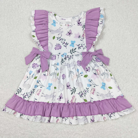 GSD0626 baby girl clothes girl bunny easter summer dress spring clothes